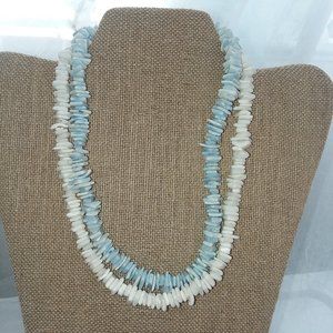 LOT/2 PUKA SHELL SURFER NECKLACES